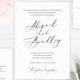 Elegant Wedding Invitation Set, TRY BEFORE You BUY, Rsvp & Details Card, 100% Editable, Printable Invitation, Instant Download