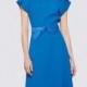 Office Wear Slimming Summer Short Sleeves Blue Pencil Skirt Dress - Bonny YZOZO Boutique Store
