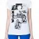 Classic Slimming Scoop Neck Short Sleeves T-shirt - Bonny YZOZO Boutique Store