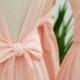 Pink blush dress pink Bridesmaid dress Wedding Prom dress Cocktail Party dress Evening dress Backless bow dress