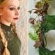 Forest Muse-Flower Wreath, Elf crown, ivy, wedding, bridal wreath, bridal ornament, summer, Boho,