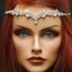Bridal Headband, Teardrop Bridal Hair Comb, Forehead Band, Wedding Hair Jewelry, Reign Headpiece, 1920s Gold Hair Chain Jewelry, Boho Hair