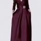 Elegant Attractive Slimming V-neck Trail Dress 9/10 Sleeves Dress - Bonny YZOZO Boutique Store