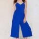 Open Back Slimming Sleeveless High Waisted Strappy Top Jumpsuit - Bonny YZOZO Boutique Store