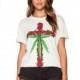Must-have Oversized Simple Printed Rose Summer Casual Short Sleeves T-shirt - Bonny YZOZO Boutique Store