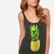 Sexy Printed Slimming Sleeveless Pineapple Short Sleeves Sleeveless Top T-shirt - Bonny YZOZO Boutique Store