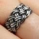 Celtic Knot Ring - Celtic Wedding Band - Braid Ring - Celtic Band - Celtic Ring - Knotted Band - Mythic Ring - Jewelry with Meaning