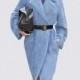 Slimming Double Breasted Wool Suit Tie Wool Coat Overcoat - Bonny YZOZO Boutique Store