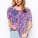Vogue Scoop Neck Fall Short Sleeves Color Sweater - Bonny YZOZO Boutique Store