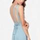 Sexy Sweet Open Back Attractive One Color Summer Tie Dress - Bonny YZOZO Boutique Store