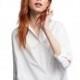 Oversized Vogue Simple Batwing Sleeves Fall White Blouse - Bonny YZOZO Boutique Store