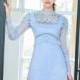 Slimming Bishop Sleeves Organza Lace Dress - Bonny YZOZO Boutique Store