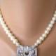 Swarovski Elements Pearls, Pearl Necklace,