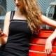 Elegant Slimming Zipper Up Split Strap Dress Black Mini Dress Formal Wear - Bonny YZOZO Boutique Store