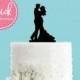 Couple Dancing Acrylic Wedding Cake Topper