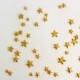 50 Tiny Fondant Gold Stars, Edible Stars for Cupcakes and Cakes
