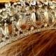 Princess Diana wedding Tiara Inspired /Crystal Bridal Silver crown/quinceanera/ Prom