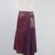 Street Style Split Front Slimming Burgendy Trendy Delicate Skirt - Bonny YZOZO Boutique Store