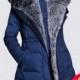 Slimming Column Fur Collar Feather jacket Coat - Bonny YZOZO Boutique Store
