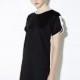 Oversized Vogue Split Front Solid Color Drop Shoulder Split Dress - Bonny YZOZO Boutique Store