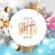 Winter Sale Banner For Gift Box Snowflake Balls Candy Lights 50% off special offer