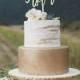 Happily Ever After Cake Topper, Wooden wedding cake topper, Modern cake topper, Custom cake topper