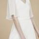 Retiens la nuit perfect courthouse chiffon short wedding dress