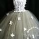 Gray/Grey Flower Girl Dress / Silver Grey Flower girl Dresses / Bridesmaid Dress / Simple Wedding Dress / Princess Dress / Flower Girl Gift