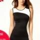 Vogue Split Front Solid Color Slimming Sheath Draping Breast Wrap Dress - Bonny YZOZO Boutique Store