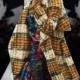 Vogue Jacquard Wool Fancy Overcoat Belt Dress Coat - Bonny YZOZO Boutique Store