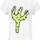 Must-have Vogue Simple Printed Cartoon Cactus Eye Summer Short Sleeves T-shirt - Bonny YZOZO Boutique Store