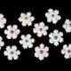 Frosty Colorful Snowflakes-Fondant Edible Snowflakes-Set of 12, Cake Toppers, Christmas Cake Decorations, Winter Cupcake Toppers