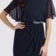 New temperament blue women's summer long shawl in casual chiffon dress - Bonny YZOZO Boutique Store