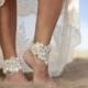 Fairy shine beach wedding barefoot sandals, bangle,cuff, wedding anklet,barefoot sandal,ankle cuff,boho sandal