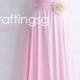 Bridesmaid Dress Pastel Pink Maxi Floor Length, Infinity Dress, Prom Dress, Multiway Dress, Convertible Dress, Maternity - 26 colors