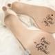 Wedding Shoe Decals - You Are My... Once In A Lifetime -  Wedding Shoe Stickers -  Wedding Decals - Bride Heels Decals - Romantic Wedding