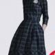 Attractive Slimming A-line Polo Collar 3/4 Sleeves Mid Rise Lattice Dress - Bonny YZOZO Boutique Store