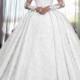 Luxury Brautkleider A Linie Spitze Hochzeitskleider Mit Ärmel Modellnummer: XY301