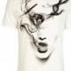 Slimming Scoop Neck Short Sleeves White T-shirt - Bonny YZOZO Boutique Store