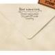 Custom address stamp, Return address stamp, Personalized address stamp, Wedding stamp, Housewarming gift - dotted line, A11