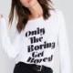 Must-have Vogue Simple Printed Solid Color Alphabet Fall Hoodie - Bonny YZOZO Boutique Store