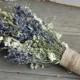Bridal Bouquet / Dried Lavender Bouquet / Dried Flower Bouquet / Wedding Flowers
