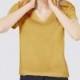 Oversized Vogue Plus Size V-neck Cotton Summer Short Sleeves Essential T-shirt Top - Bonny YZOZO Boutique Store