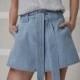 School Style Vogue Curvy Pocket Summer Tie Wide Leg Pant Short - Bonny YZOZO Boutique Store