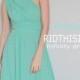 Aqua Bridesmaid Dress Maxi infinity Dress Prom Dress Convertible Dress Wrap Dress