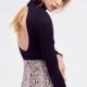 Fall 2017 women new fashion cut Halter Turtleneck knit base t shirt - Bonny YZOZO Boutique Store