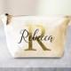 Personalized Cosmetic bag, Make Up Bag, Bridesmaid Gift, Custom Makeup Bag Gift, Custom Bridesmaid Gift, Gold Personalized Bag Travel Bag
