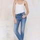 Old School Street Style Ripped Slimming Casual Jeans Skinny Jean Pencil Trouser - Bonny YZOZO Boutique Store