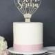Personalized Modern Rustic Hot Air Balloon Wedding Cake Topper 