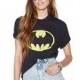 Must-have Vogue Printed Slimming Scoop Neck Bat Man Casual Short Sleeves T-shirt Top - Bonny YZOZO Boutique Store